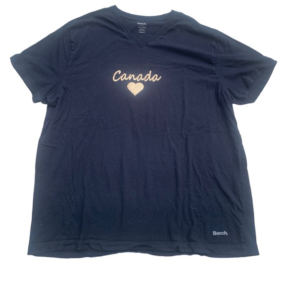 Bench Tops - 💛 Bench Canada Heart Graphic Tee Black Size XL